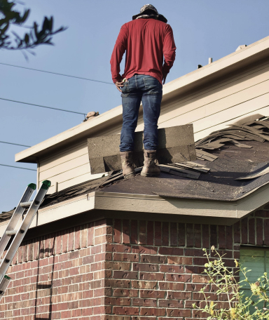 Roof replacement example